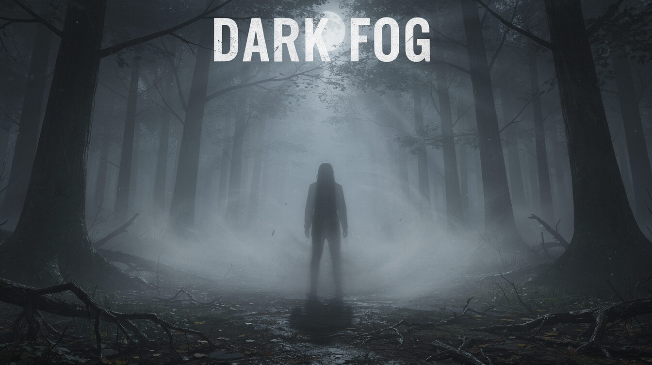 dark foggy forest